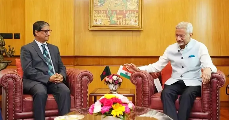মো. রিয়াজ হামিদুল্লাহ ও ভারতের পররাষ্ট্রমন্ত্রী ড. এস জয়শঙ্কর